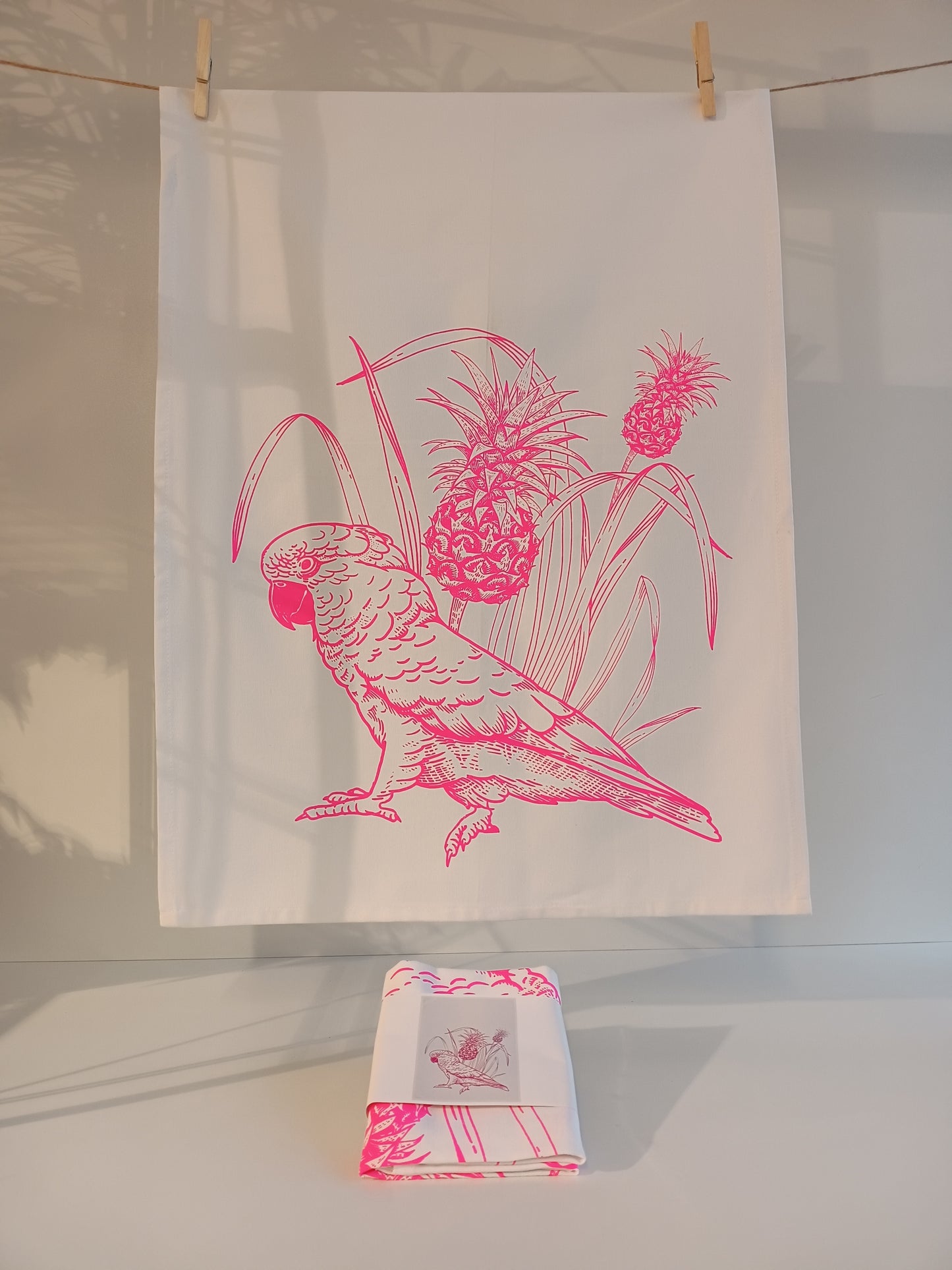 Geschirrhandtuch Papagei