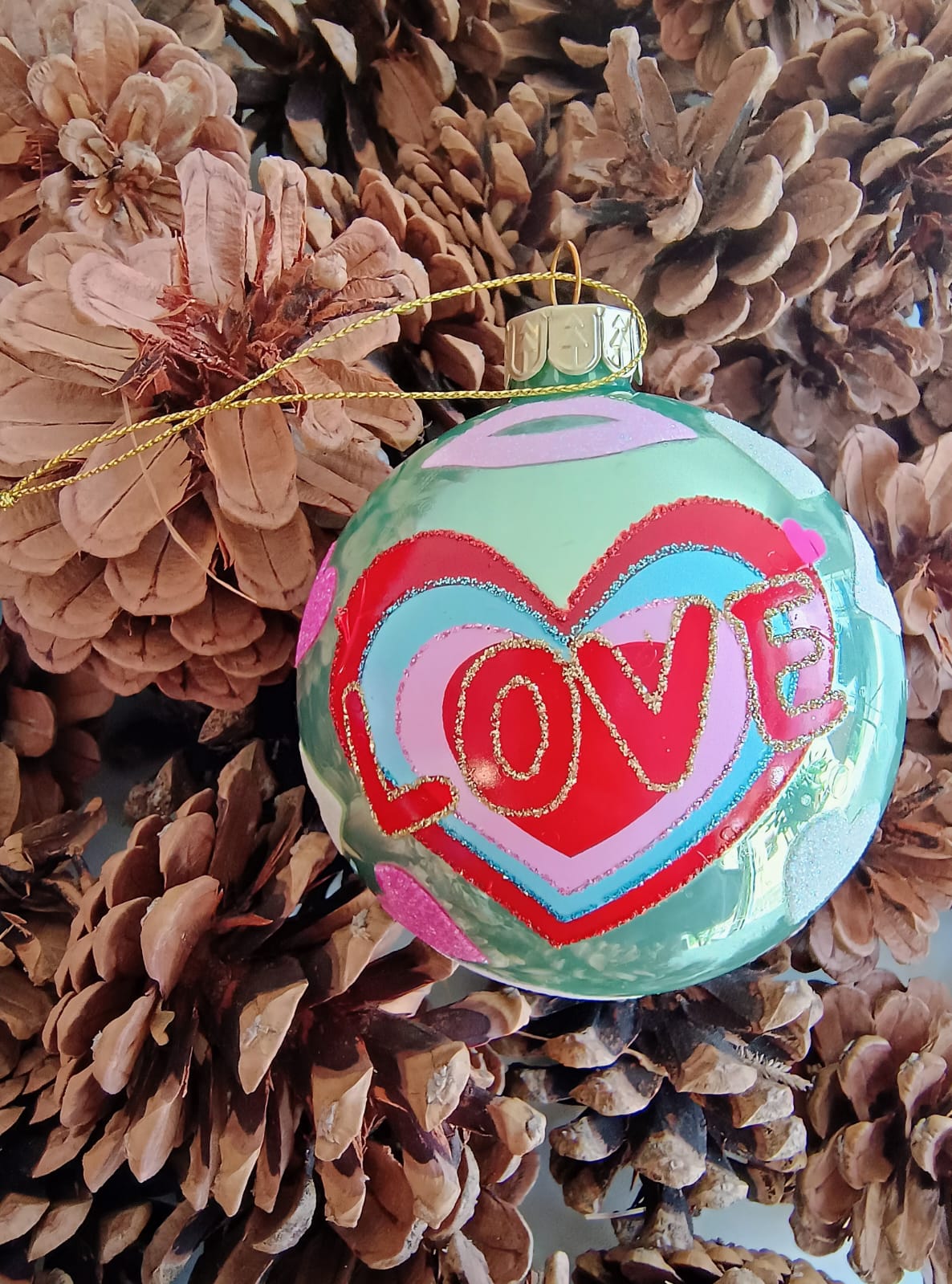 Love-Weihnachtskugeln