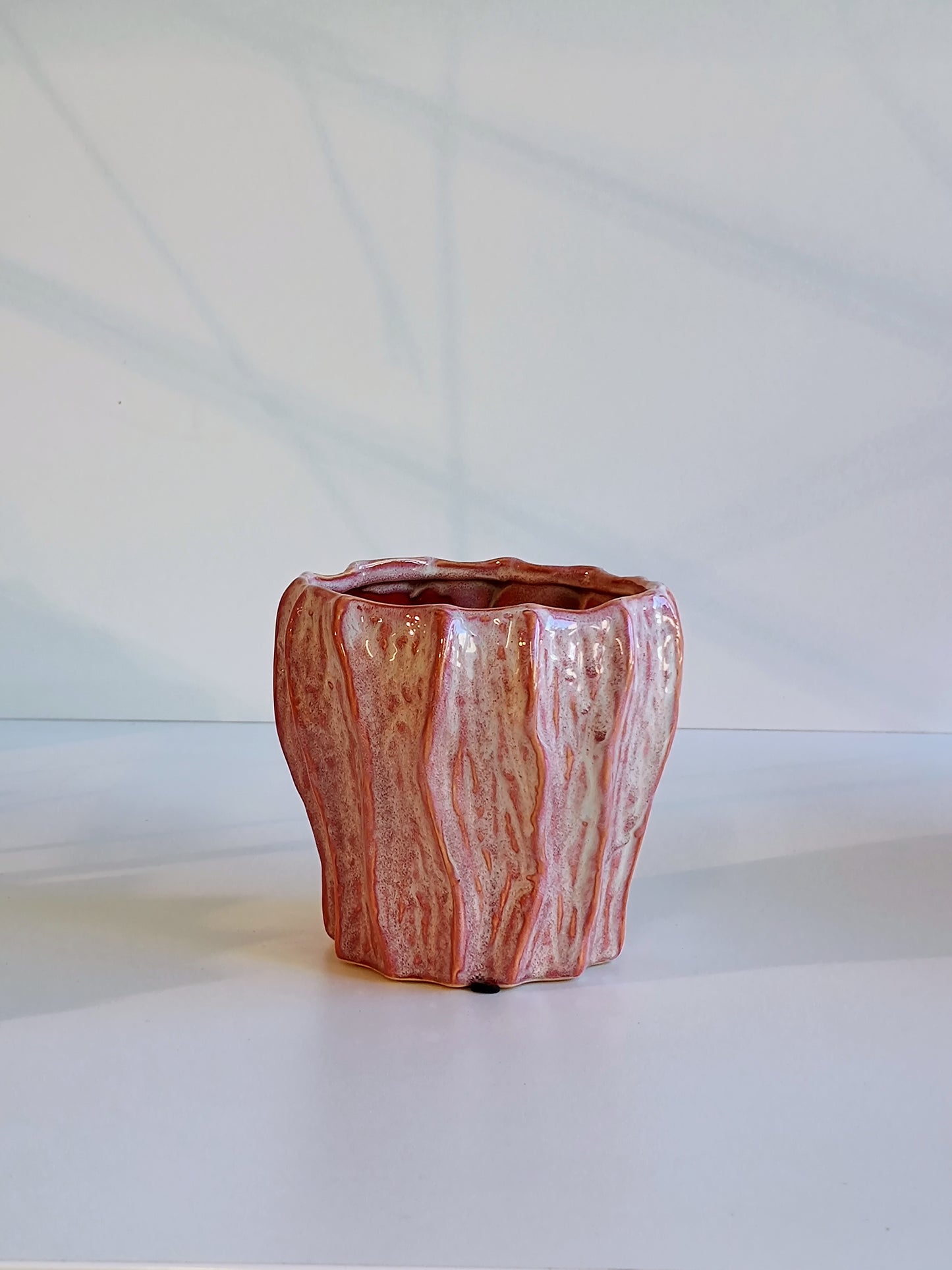 Blumenübertopf "Staubiges Rosa"