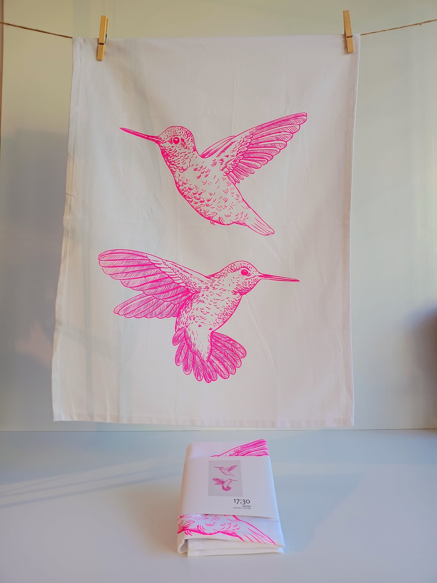 Geschirrhandtuch Kolibri von 17;30 Hamburg