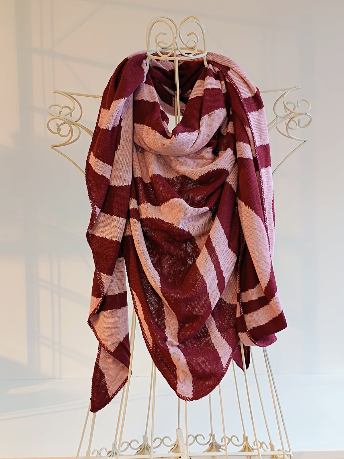 Schal Lot83 in rosa/beere