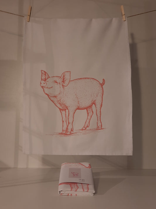 Geschirrhandtuch Schwein
