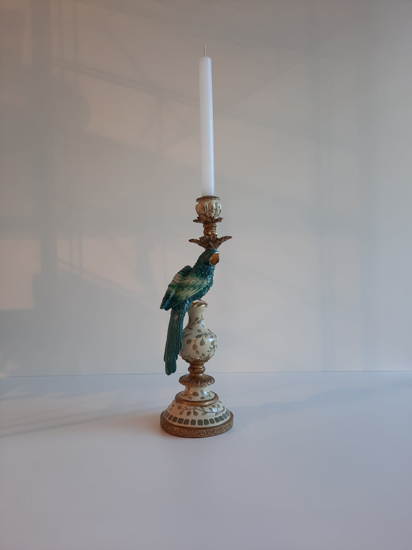 Kerzenständer Papagei