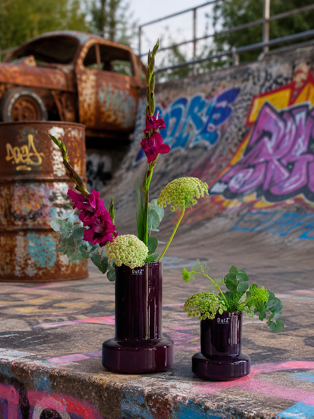 DutZ Vase Sharpo plum