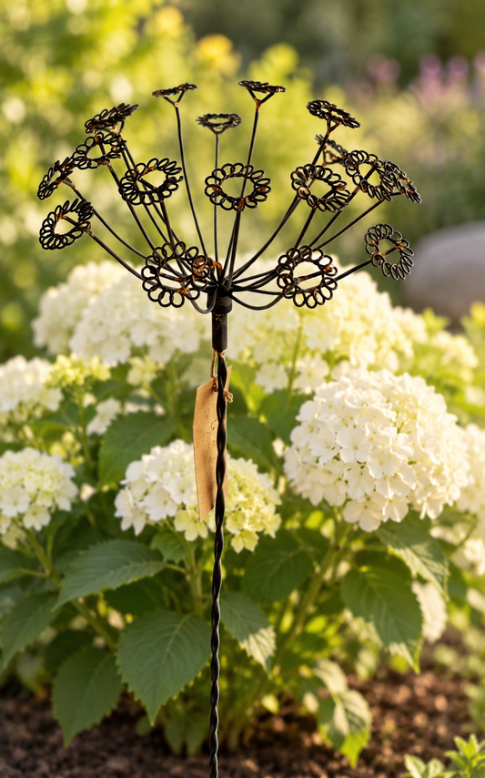 Gartenstecker aus Metall