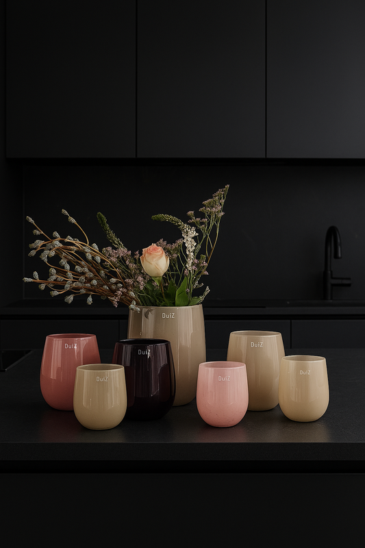 DutZ Barrel in Taupe, Plum und Fuchsia