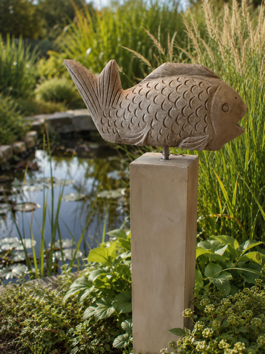Zauberhafter Edelbeton Wanda auf Stele von Atelier SirWilliam