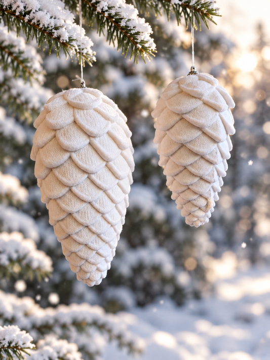 Winterzapfen zum Aufhängen
