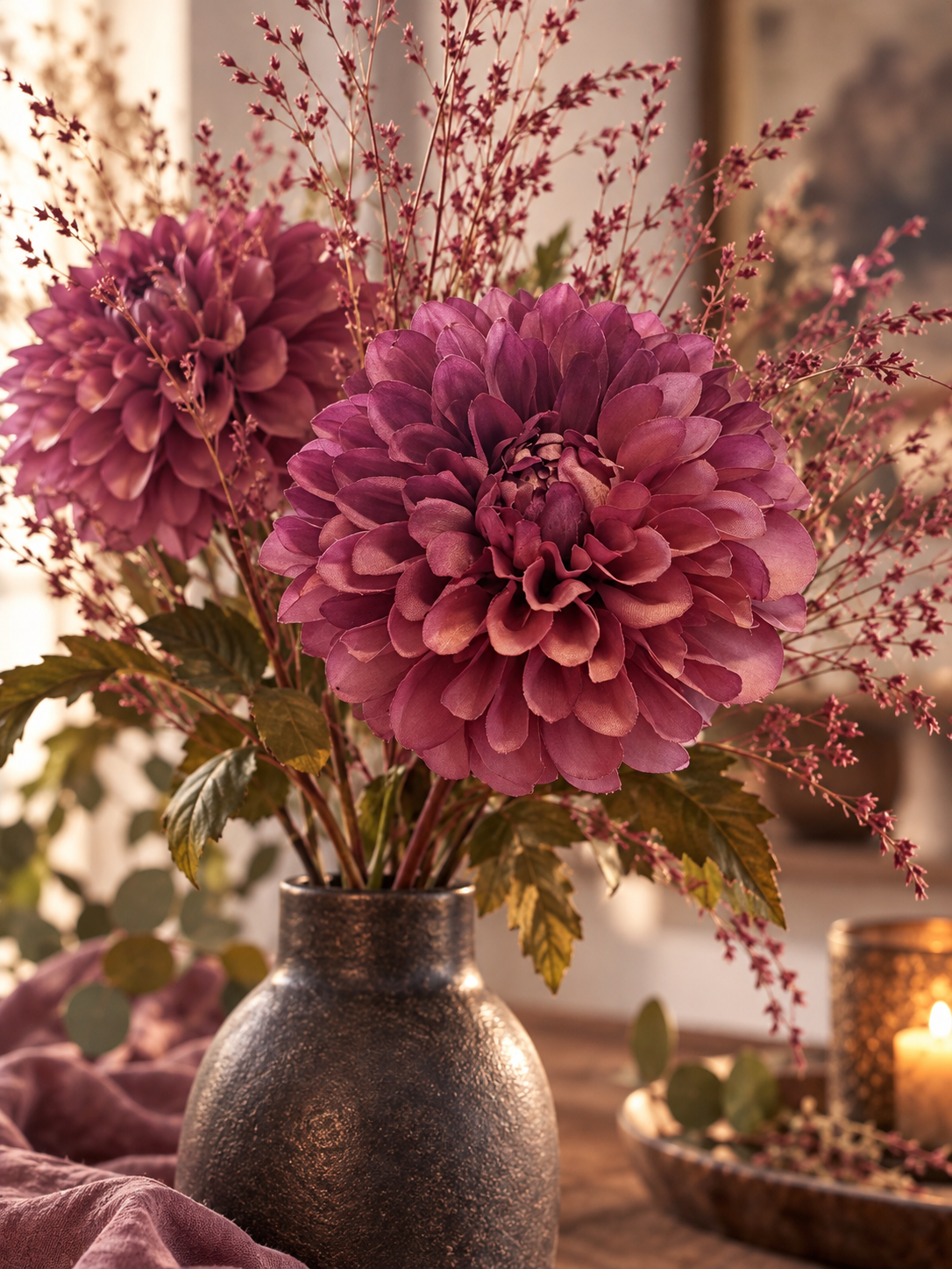 Dahlie Seidenblume