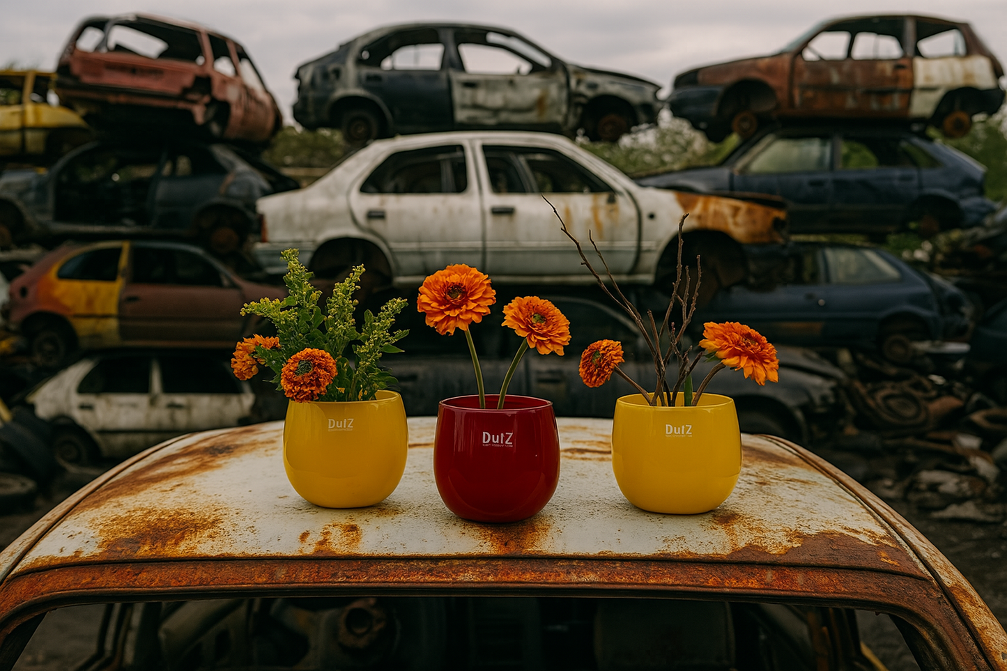 DutZ Pot Ochre und Red