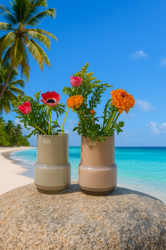 DutZ Vase Maartje Beige und Lightgrey