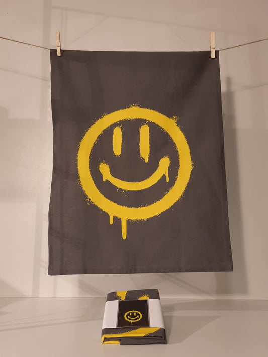 Geschirrhandtuch Smiley