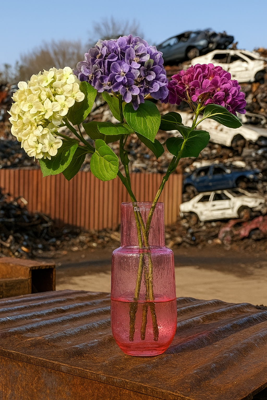 Hortensien Seidenblumen