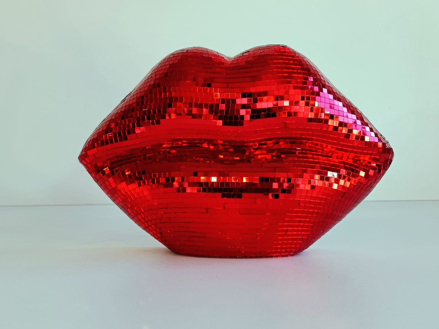 Deko Objekt Red Disco Lips