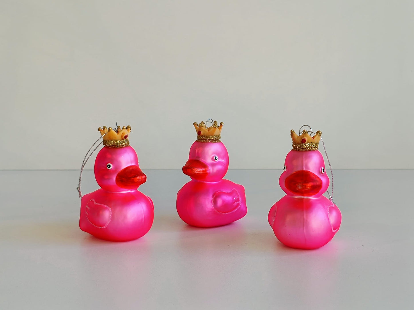 Quietsche-Ente-Anhänger Prinzessin Pink