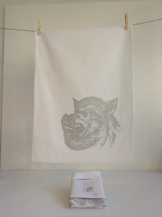 Geschirrhandtuch Wildschwein