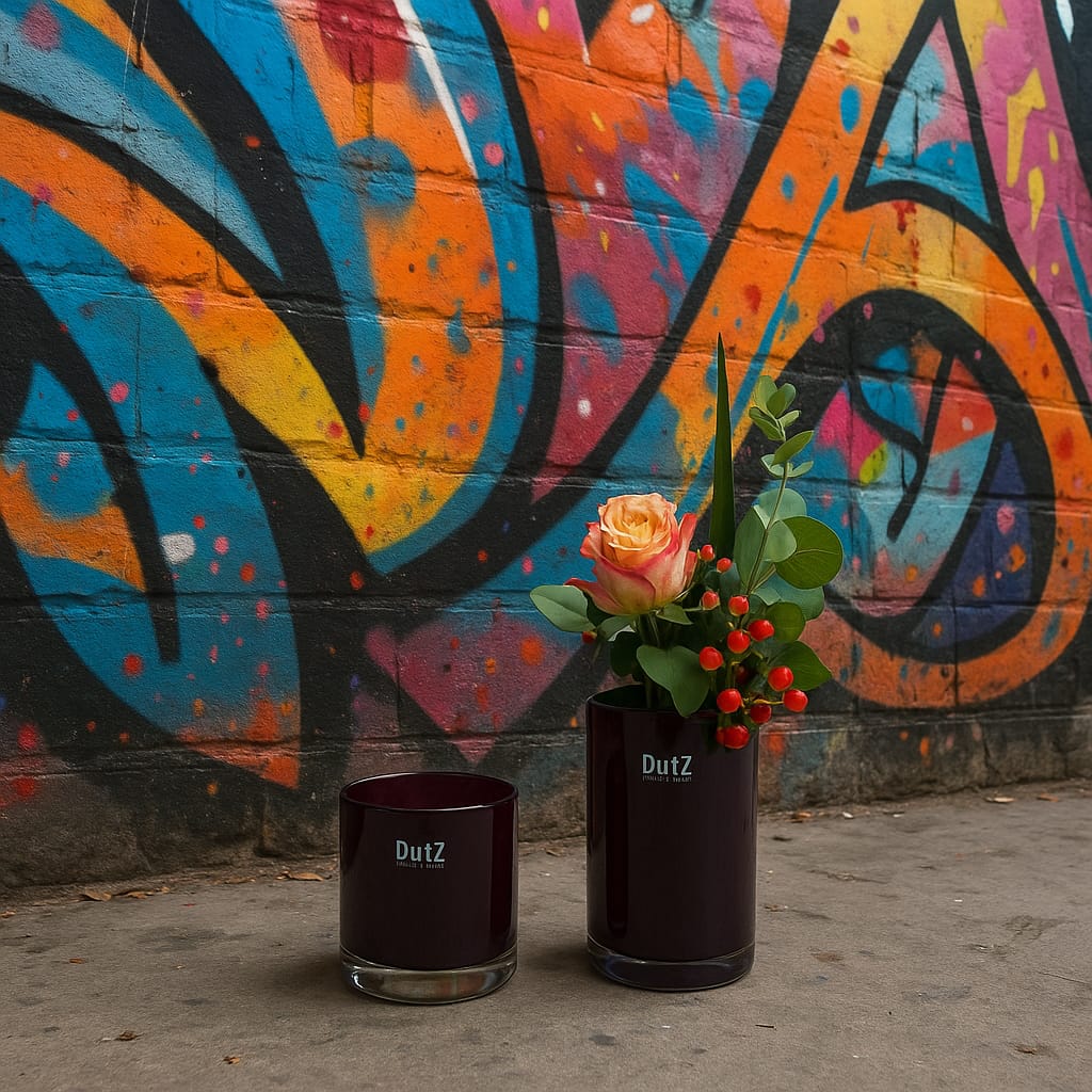 DutZ Vase Votive Plum