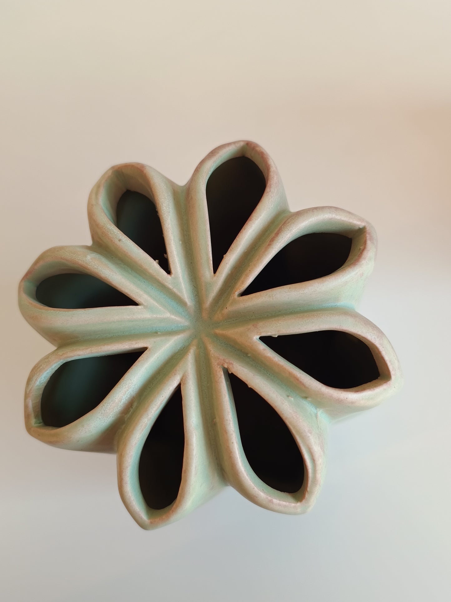 Vase "Marte Green" von PTMD