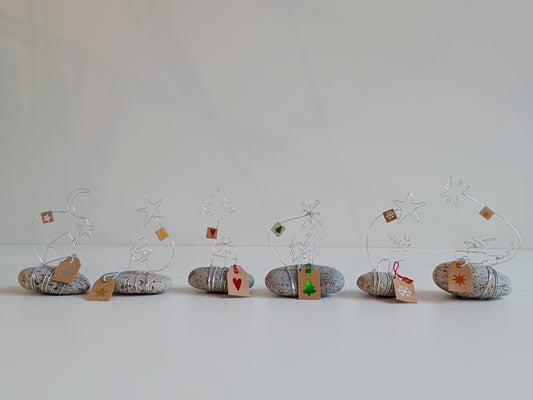 Winter Mini Steingeschichten Good old friends