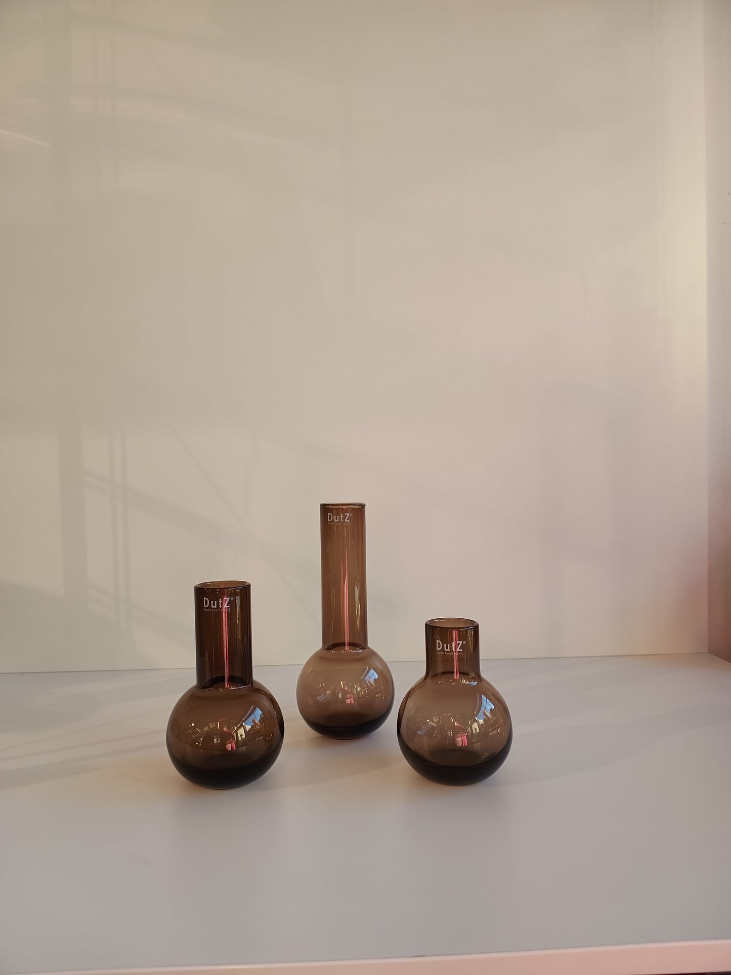 DutZ Vase Masa smoky brown