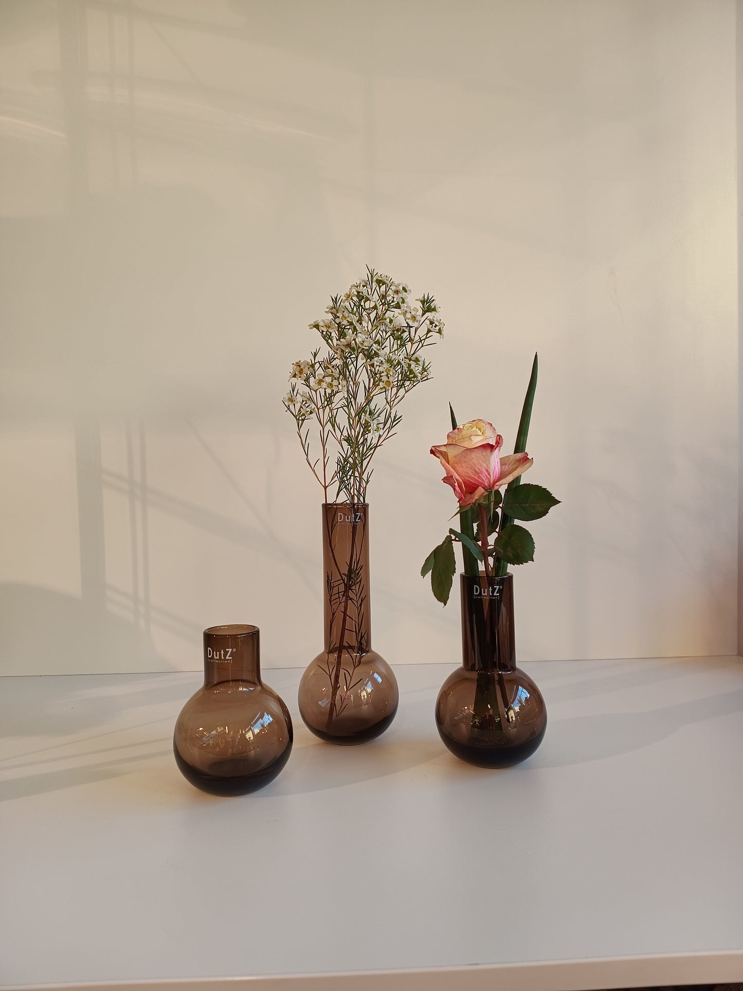 DutZ Vase Masa smoky brown