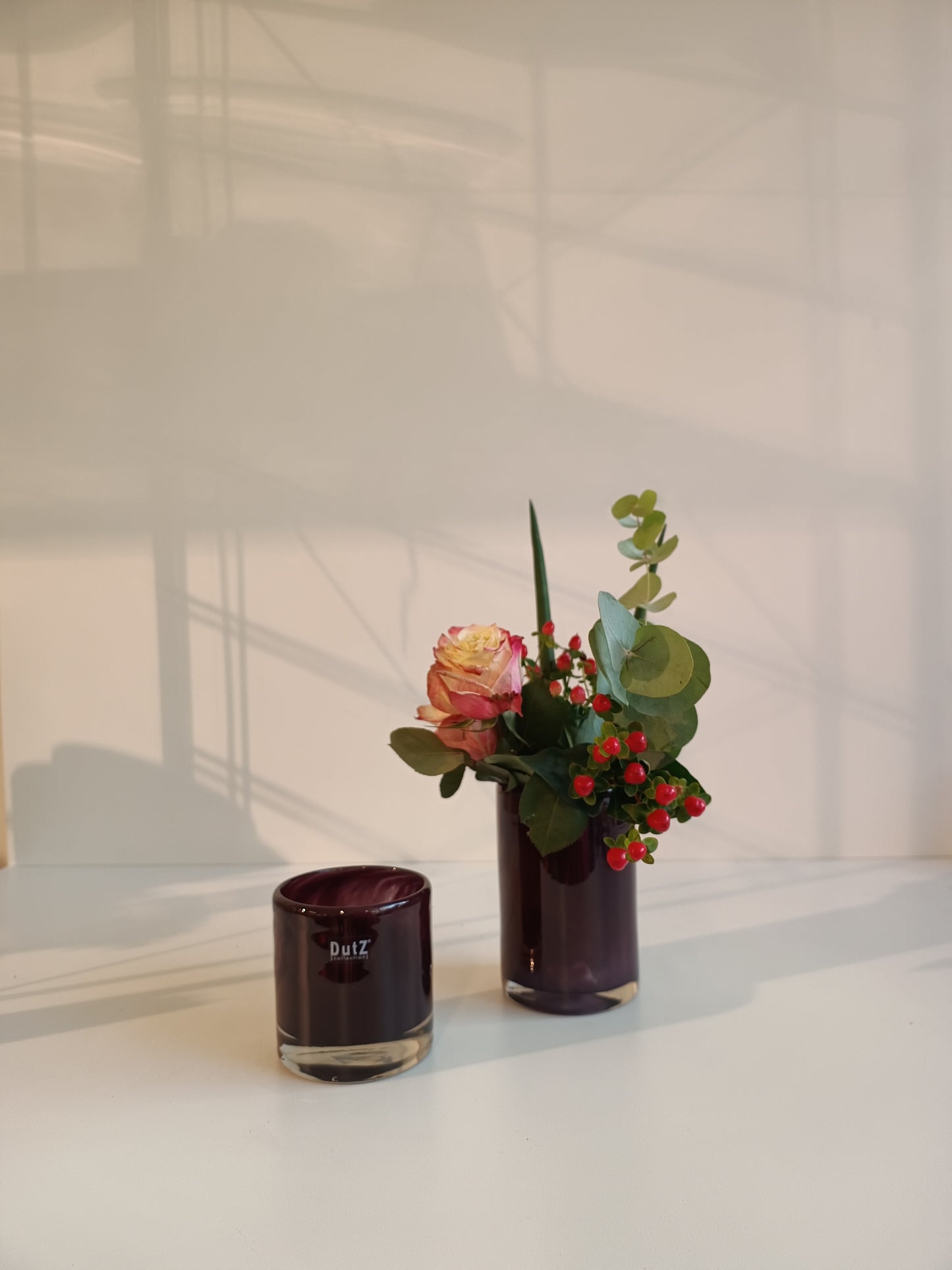 DutZ Vase Votive Plum