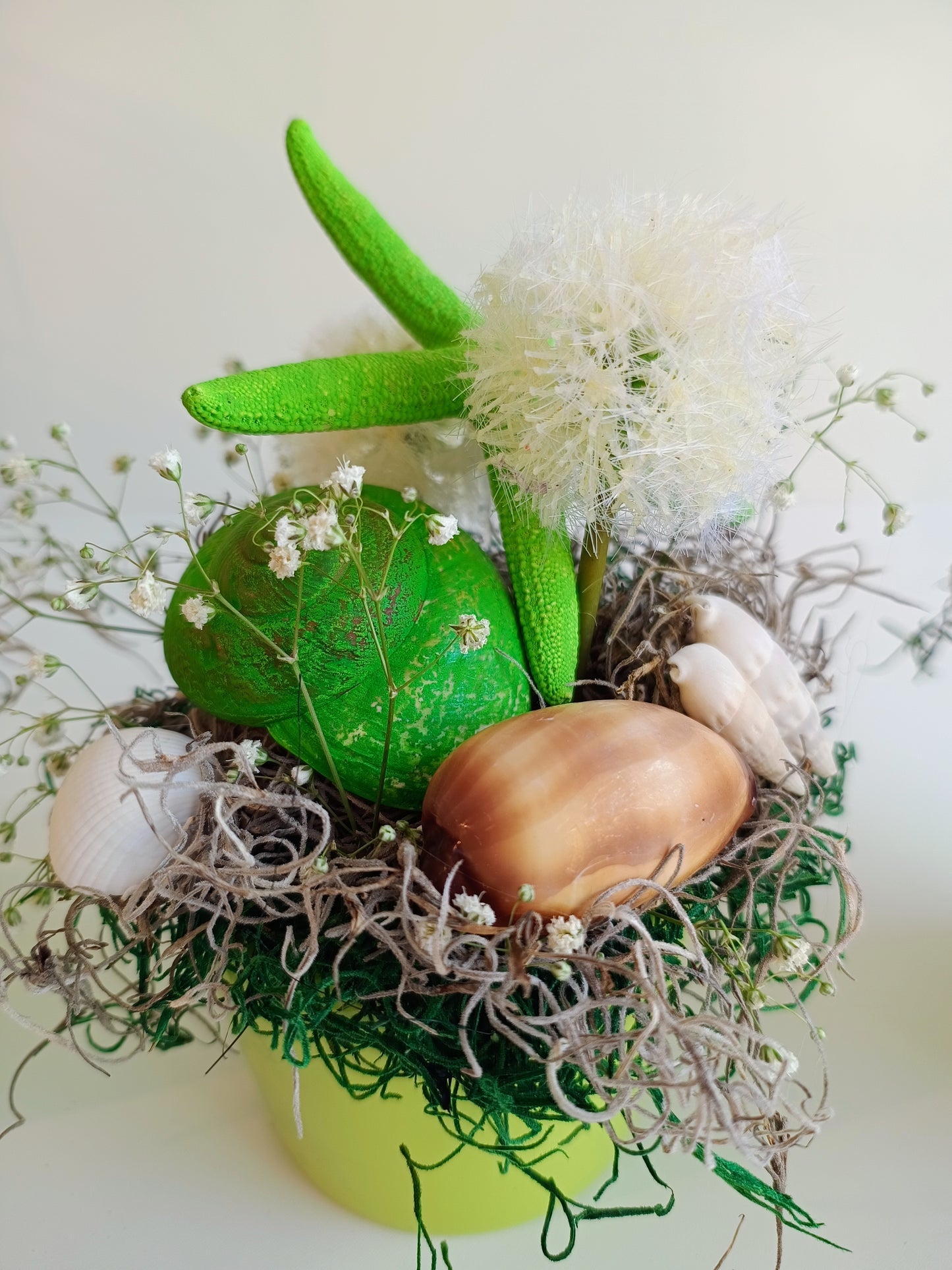 Sommerliches Blumengesteck "Meeresbrise"