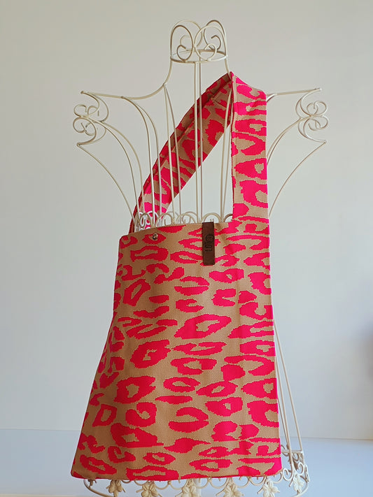 Tasche von LOT 83 Leo beige/pink