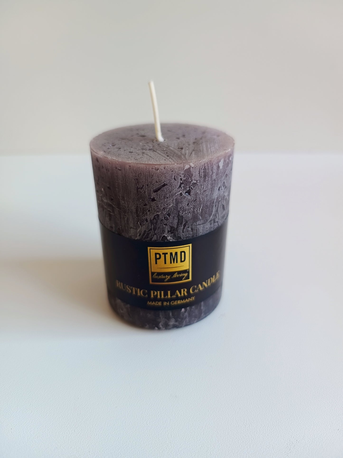 Stumpenkerzen von PTMD anthrazit
