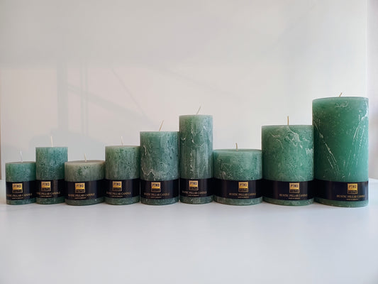 Stumpenkerzen vomm PTMD emerald