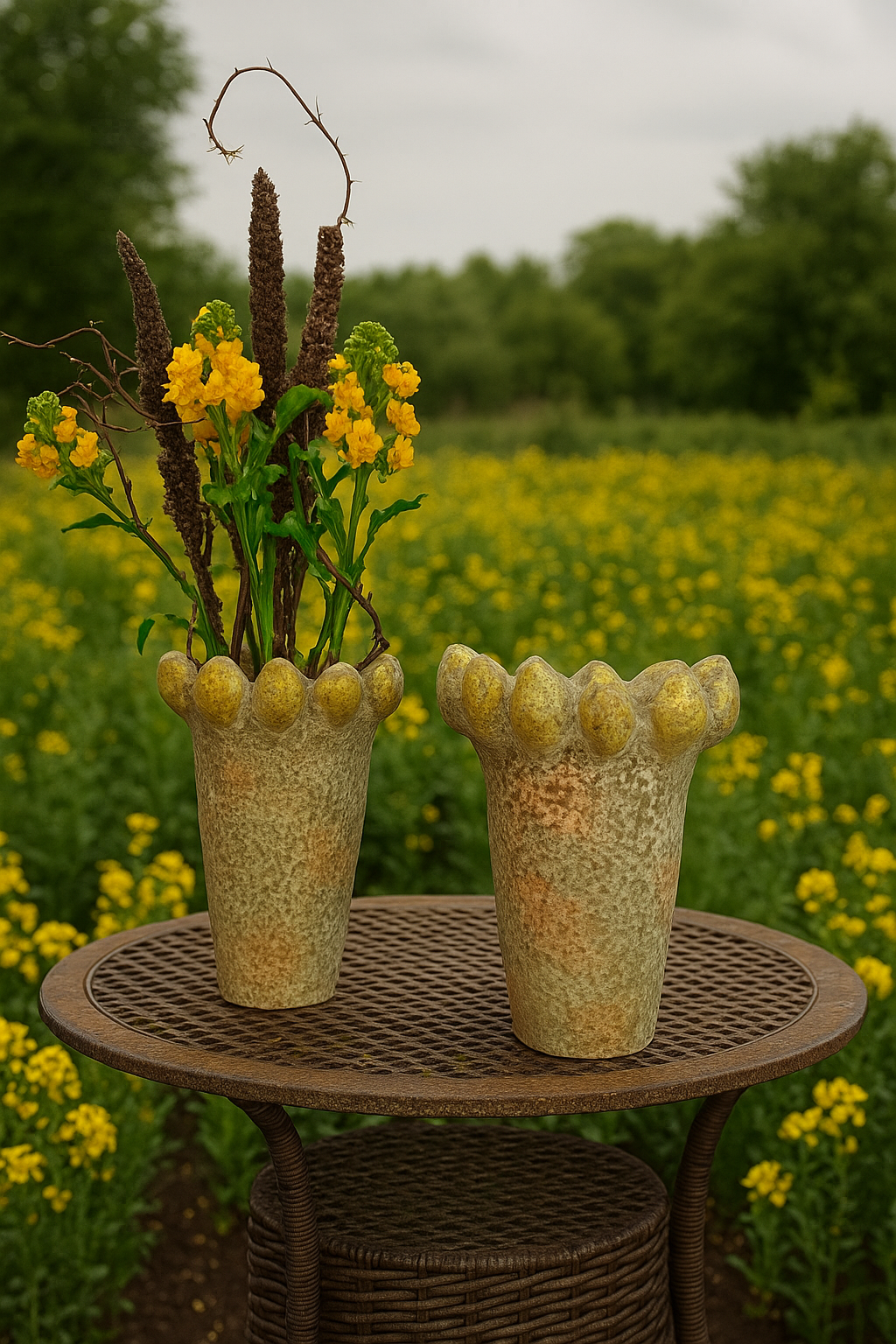 Vase Fruitsy Yellow von PTMD