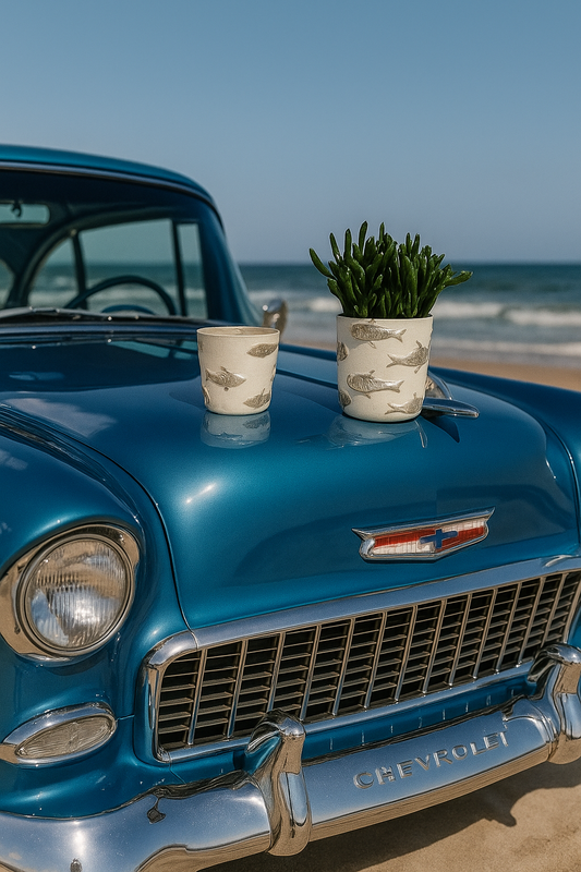 Windlicht Silver Fish