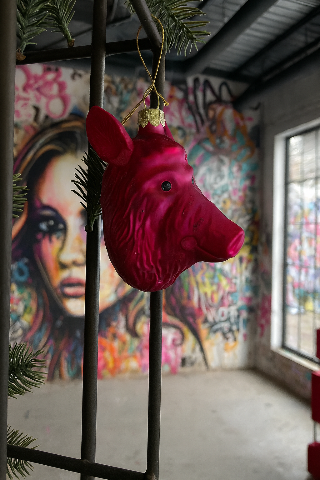 Glasanhänger Wildschwein Willy