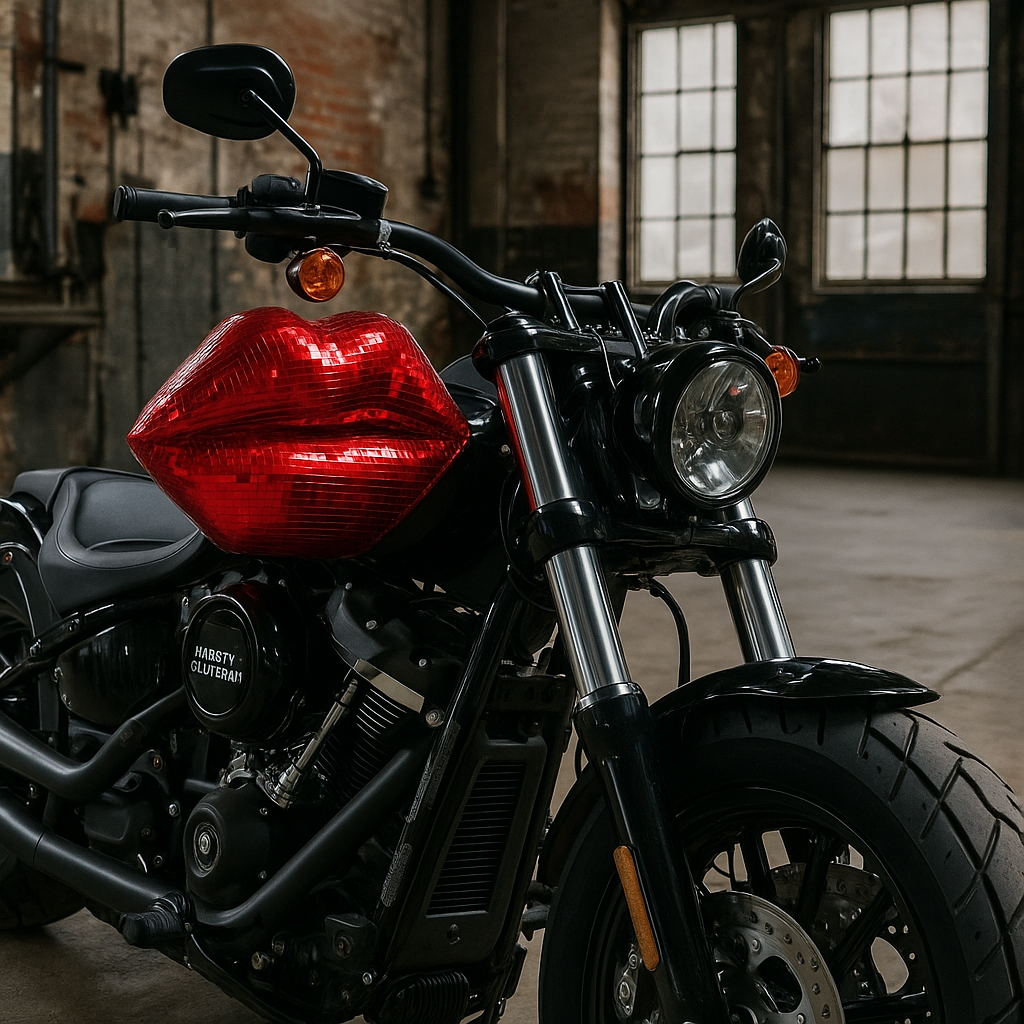 Deko Objekt Red Disco Lips