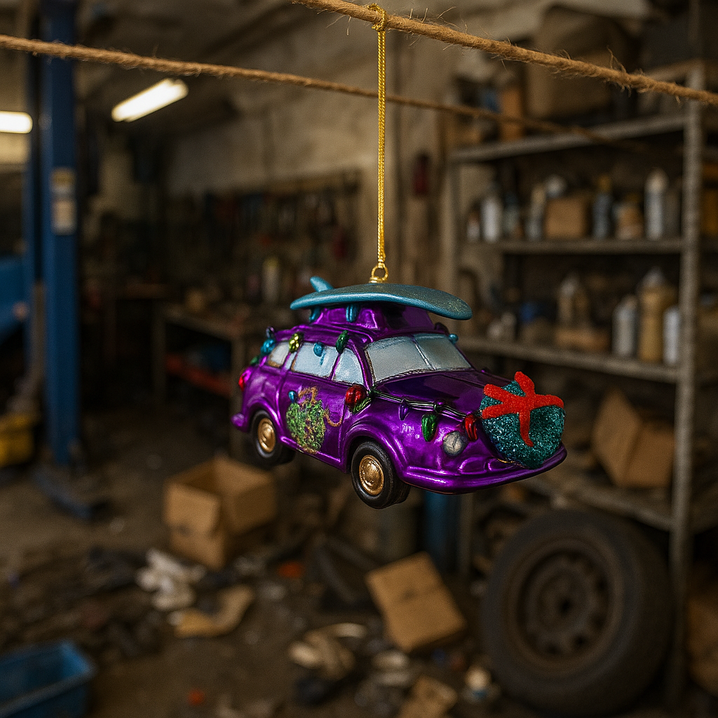 Weihnachtsanhänger Holiday Car